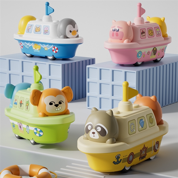 Animal boat bath toys